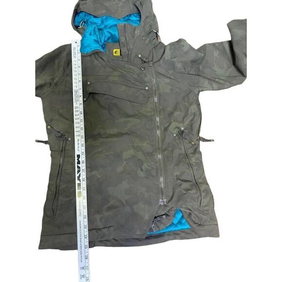 solstice Waterproof Jacket Ski Snow Camo Print Thinsulate Size Medium - Picture 7 of 16